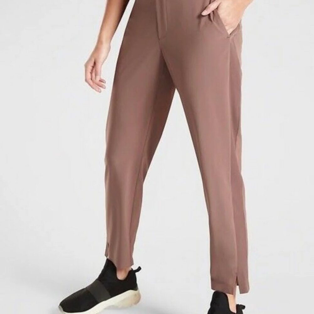 NWT Athleta Brooklyn Ankle Pant Sz 18 Purple